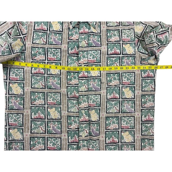 VTG Detrich Varez By Reyn‎ Spooner Men Short Sleeve Button Up Shirt Sz XL - Picture 3 of 6